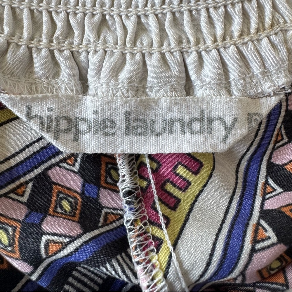 Hippie Laundry Zigzag Chevron PatternWide-Leg Pants Lightweight Women’s Small - Picture 4 of 8